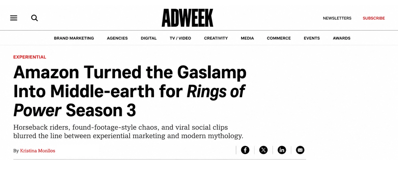 Adweek headline
