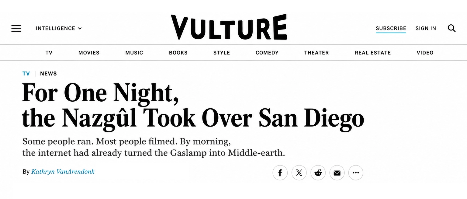 Vulture headline